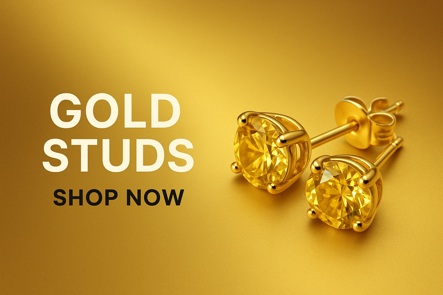 Gold studs